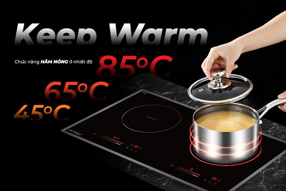 Chức năng hâm nóng của Bếp Từ Eurosun EU-T798 Pro