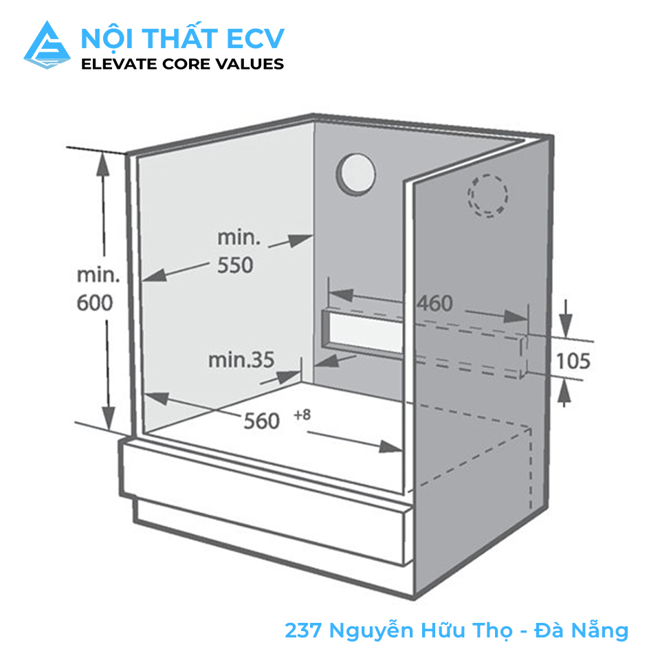 Lò Nướng Âm Tủ EUROSUN EOV72TFT - Ảnh 2