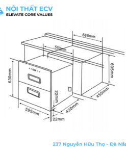 Alternative view of Máy Sấy Bát Âm Tủ EU-DS120
