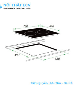 Alternative view of Bếp 2 Từ KAFF KF-HD28II