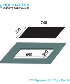 Alternative view of Bếp 2 Từ KAFF KF-HGM5II