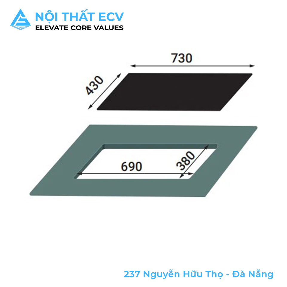 Bếp 2 Từ KAFF KF-LCD2IG - Ảnh 2