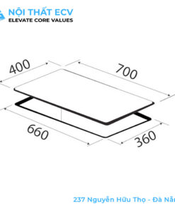 Alternative view of Bếp 2 Từ KAFF KF-ROTE55