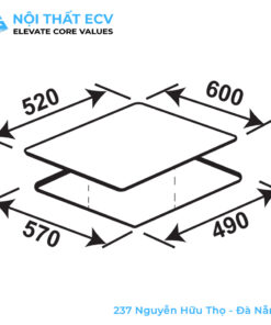 Alternative view of Bếp 3 Từ KAFF KF-HI5468SI