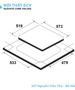 Alternative view of Bếp Đa Điểm 4 Từ KAFF KF-HIDE868I